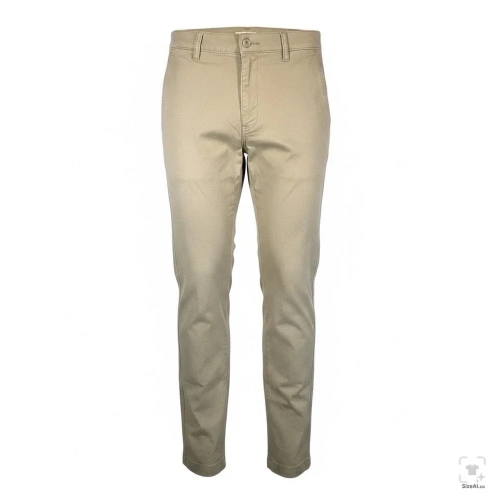 Levi's XX Chino Pants Mens 34x34 Beige Standard Taper Stretch Flat Front Casual